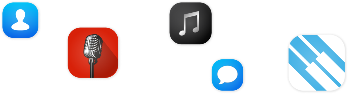 Mozart software app icons